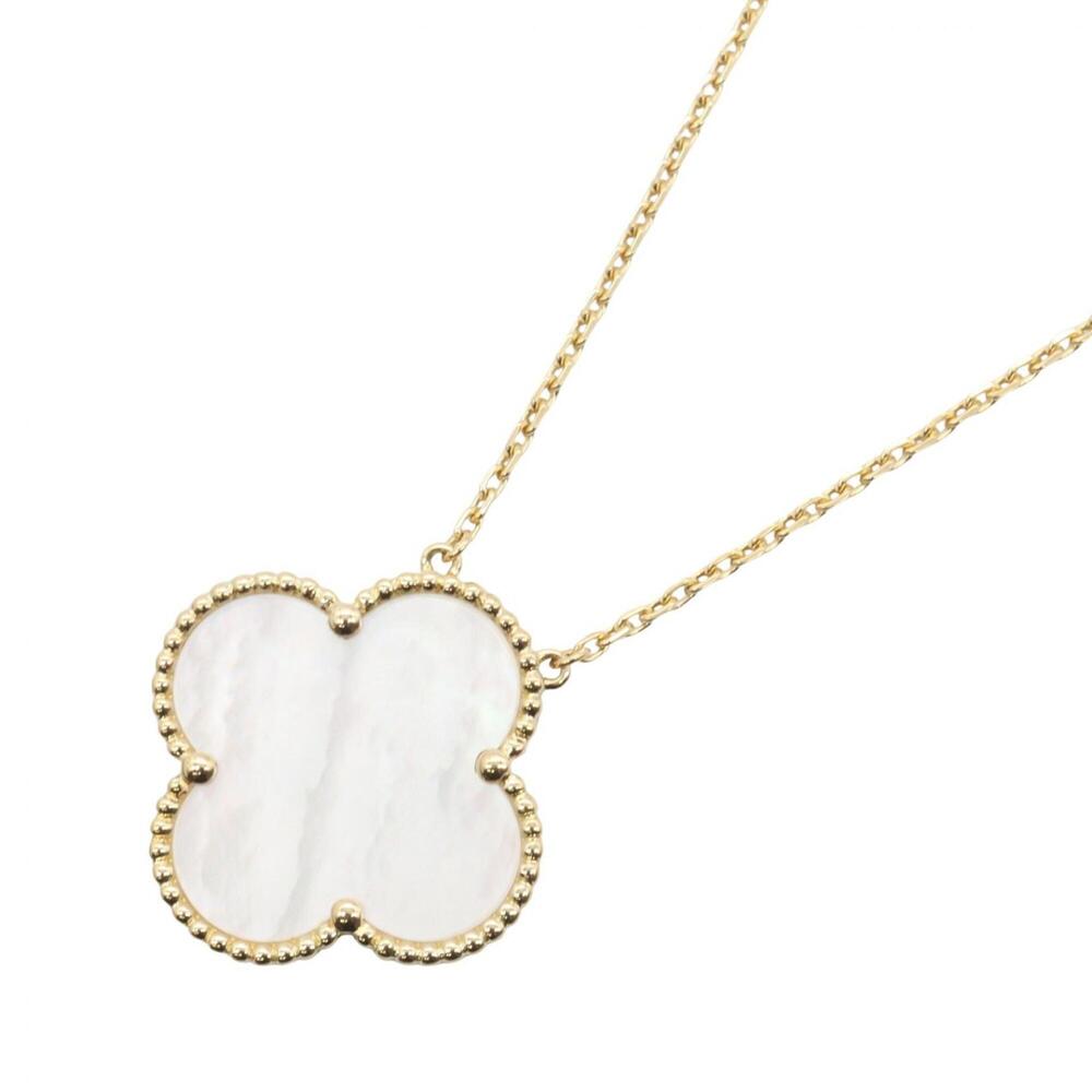 Van Cleef & Arpels Magic Alhambra Mother-of-Pearl Necklace, 18K Yellow Gold, ...